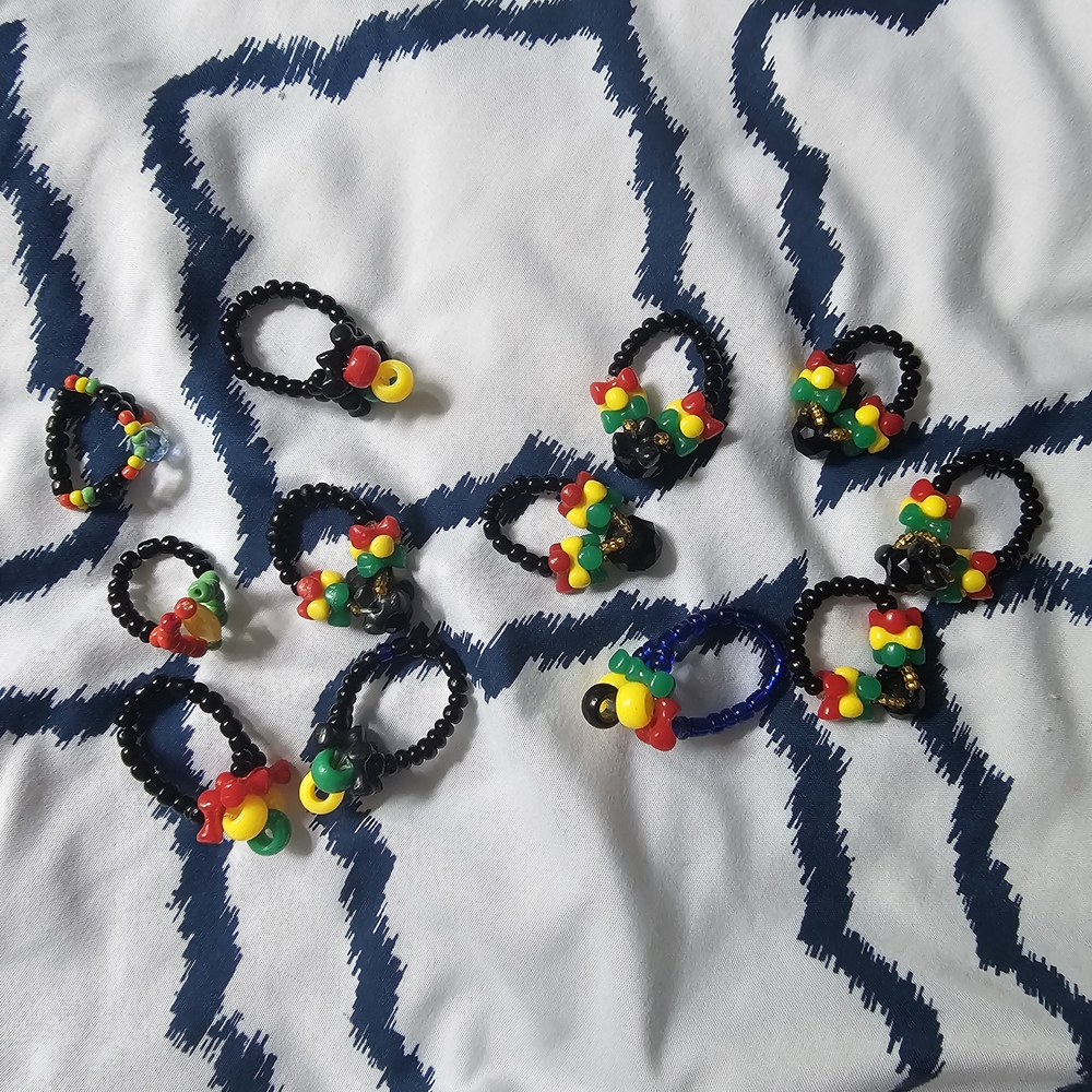 Love Culture Vibrant Beaded Hair Ties